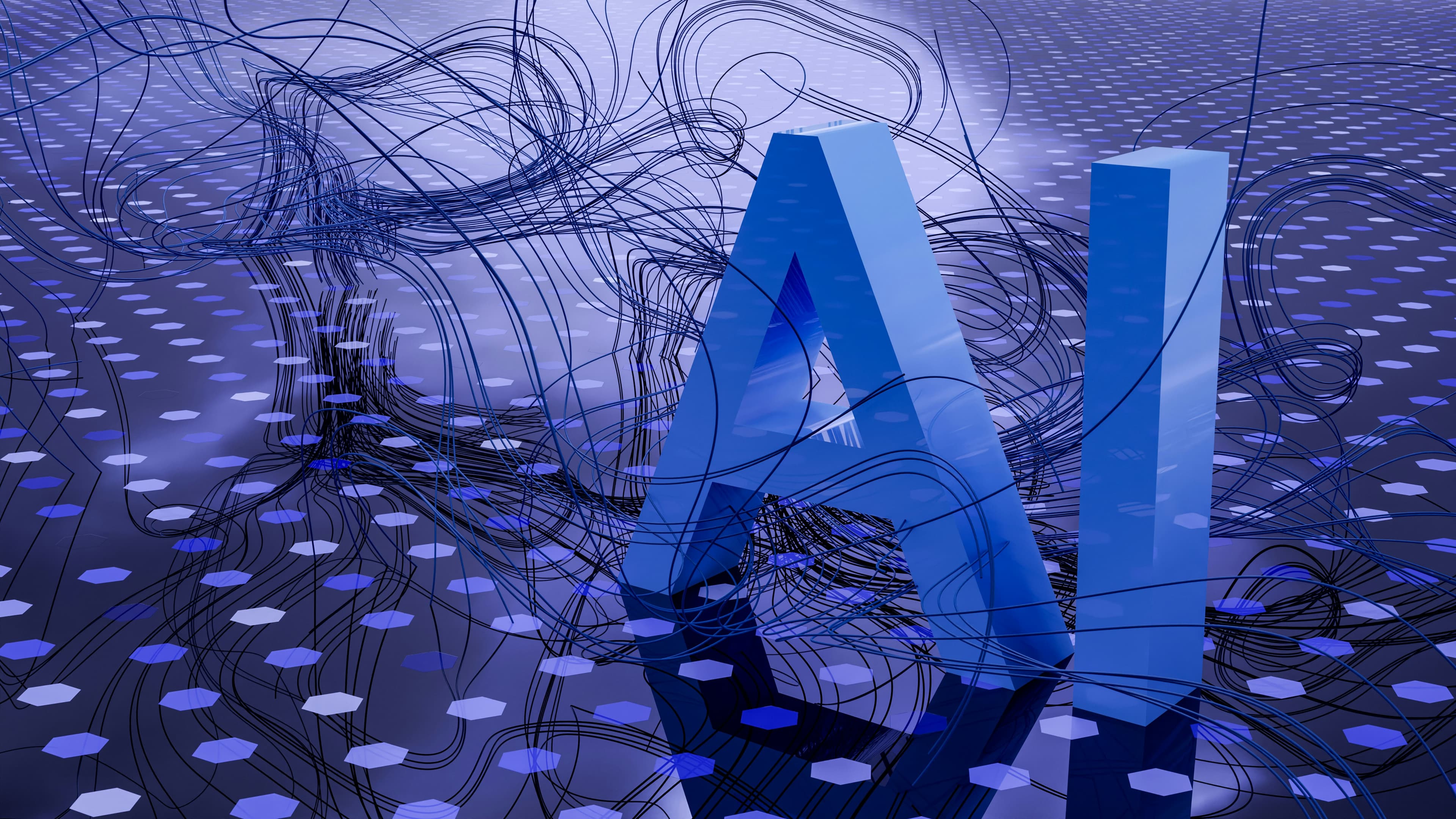 An abstract representation of Artificial Intelligence